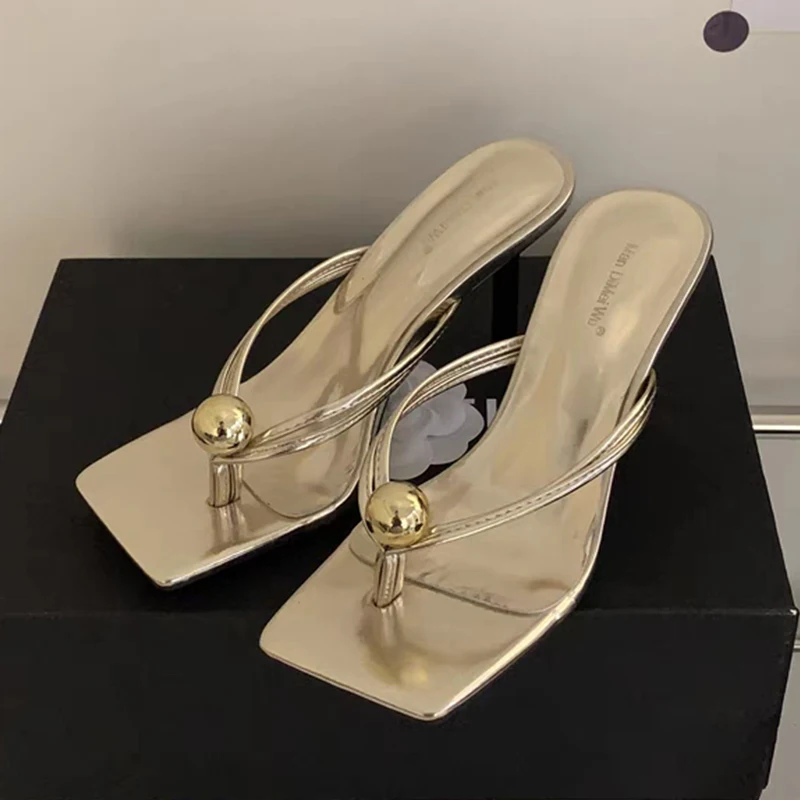 Women High Heels Slippers Designer Heeled Sandals Elegant Shoes Woman Summer 2025 Trend Fashion Fliop Flops Casual Slides Mujer
Women High Heels Slippers Designer Heeled Sandals Elegant Shoes Woman Summer 2025 Trend Fashion Fliop Flops Casual Slides Mujer