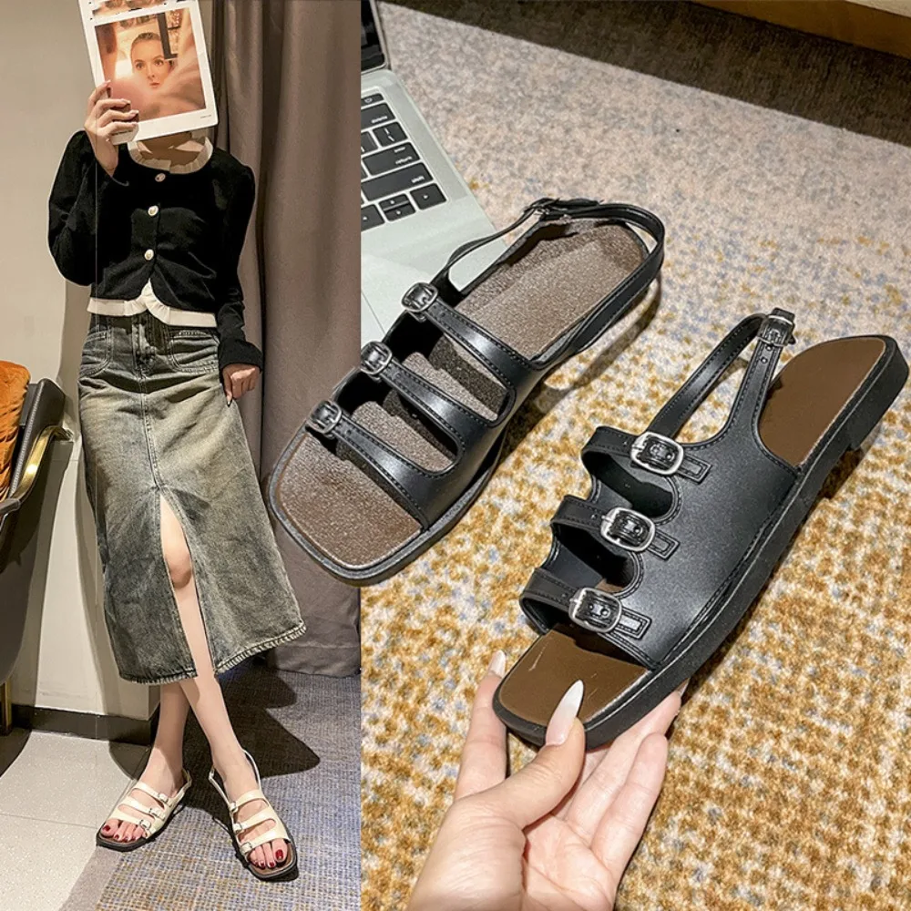 Casual Anti Slip Flat Sandals Women PU Anti Odor Slides Slippers Shoes Beachwear Metal Decoration Platform Flip Flops Women
Casual Anti Slip Flat Sandals Women PU Anti Odor Slides Slippers Shoes Beachwear Metal Decoration Platform Flip Flops Women