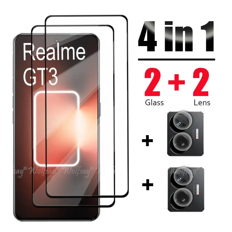 For Realme GT3 Glass Tempered Glass For Realme GT 2 Pro Neo 3 GT3 Glass Full Glue Screen Protector Camera Film Realme GT3 Glass
For Realme GT3 Glass Tempered Glass For Realme GT 2 Pro Neo 3 GT3 Glass Full Glue Screen Protector Camera Film Realme GT3 Glass
