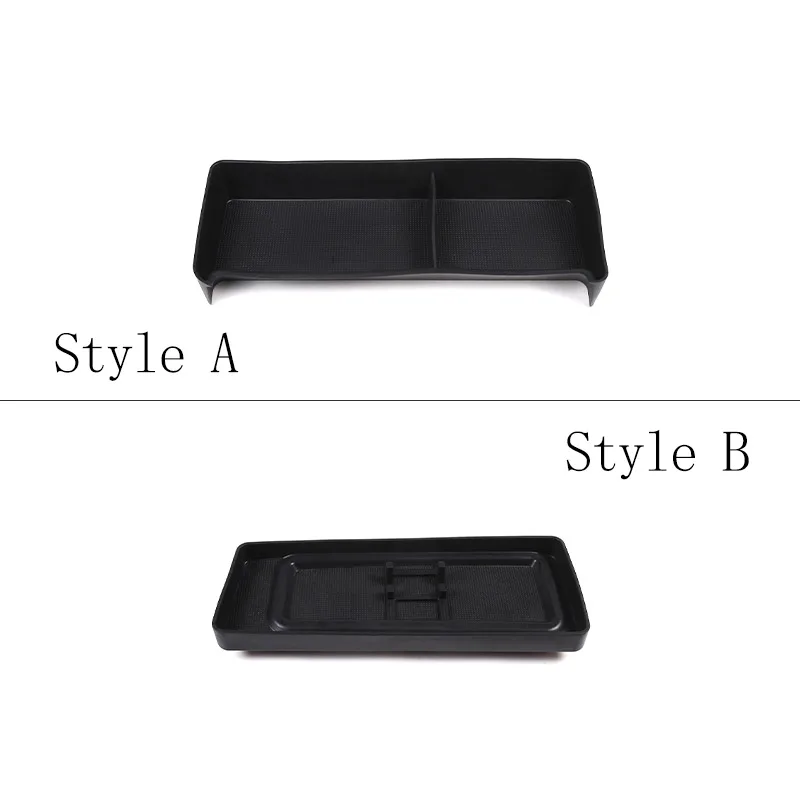 INEOS Grenadier 2020-2024 TPE Black Car Navigation Screen Rear Storage Box Mobile Phone Tray Interior Accessories