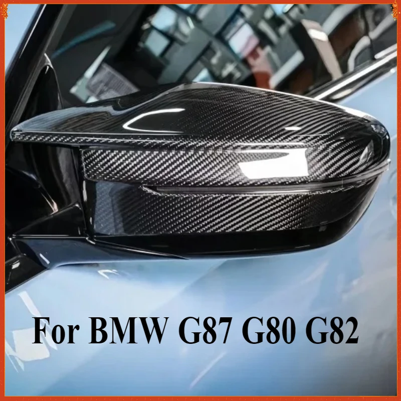 For BMW G87 M2 G80 M3 G82 M4 M2C Real Dry carbon fiberr Rearview Mirror Housing Cover Bullhorn Side body kit Exterior Decoration
For BMW G87 M2 G80 M3 G82 M4 M2C Real Dry carbon fiberr Rearview Mirror Housing Cover Bullhorn Side body kit Exterior Decoration