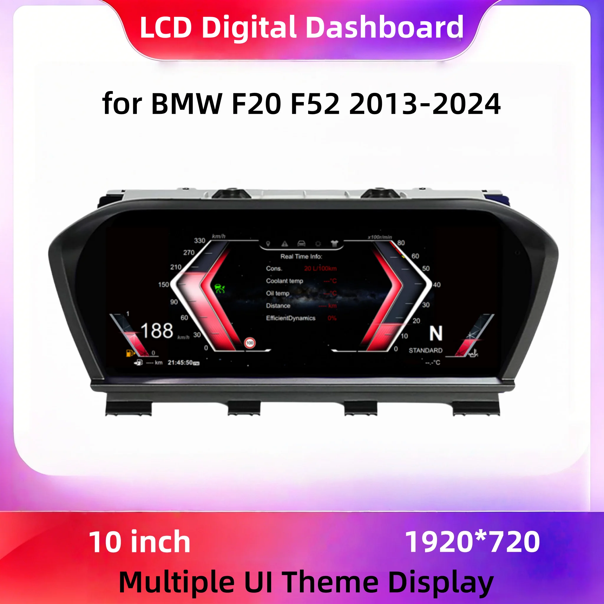 Digital Instrument Cluster Digital LCD Dashboard Speedometer For BMW F20 F52 2013-2024 Linux System Original Car Data Display Full Screen
Digital Instrument Cluster Digital LCD Dashboard Speedometer For BMW F20 F52 2013-2024 Linux System Original Car Data Display Full Screen