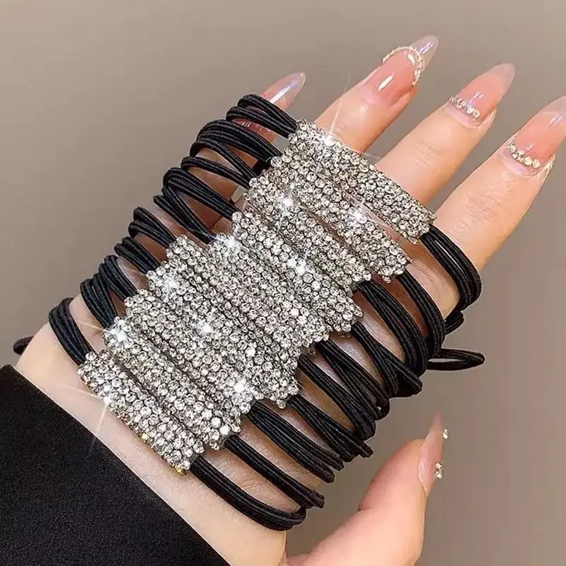 10pcs rhinestone hair tie high elasticity hair rope women's hair accessories suitable for ladies girls
10pcs rhinestone hair tie high elasticity hair rope women's hair accessories suitable for ladies girls