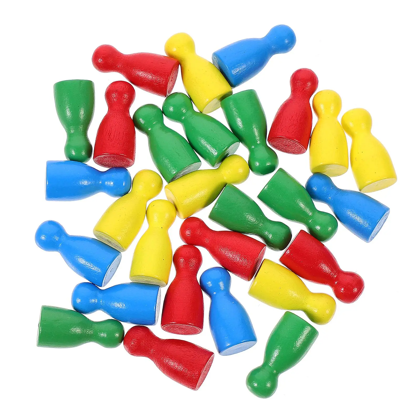 48 Pcs Wooden Chess Pieces Human Shape Colorful Pawns Figurines Portable Board Game Accessories Educational Toy
48 Pcs Wooden Chess Pieces Human Shape Colorful Pawns Figurines Portable Board Game Accessories Educational Toy