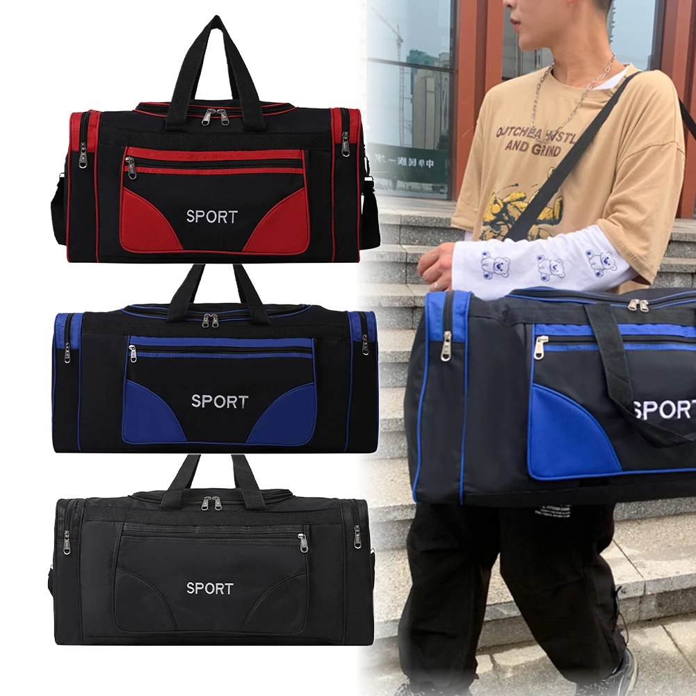 Oxford Fitness Bag Large Capacity Sports Bag Waterproof Wear-resistant Adjustable Shoulder Strap with Zipper for Travel Swimming
Oxford Fitness Bag Large Capacity Sports Bag Waterproof Wear-resistant Adjustable Shoulder Strap with Zipper for Travel Swimming