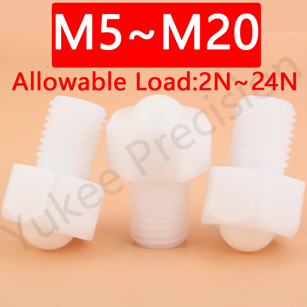 1PCS YK323/324 POM/PEEK Withe Ball Rollers For Material Handling Hex Head Ball Transfer Unit Ball Bearing Stud Ball Plungers
1PCS YK323/324 POM/PEEK Withe Ball Rollers For Material Handling Hex Head Ball Transfer Unit Ball Bearing Stud Ball Plungers