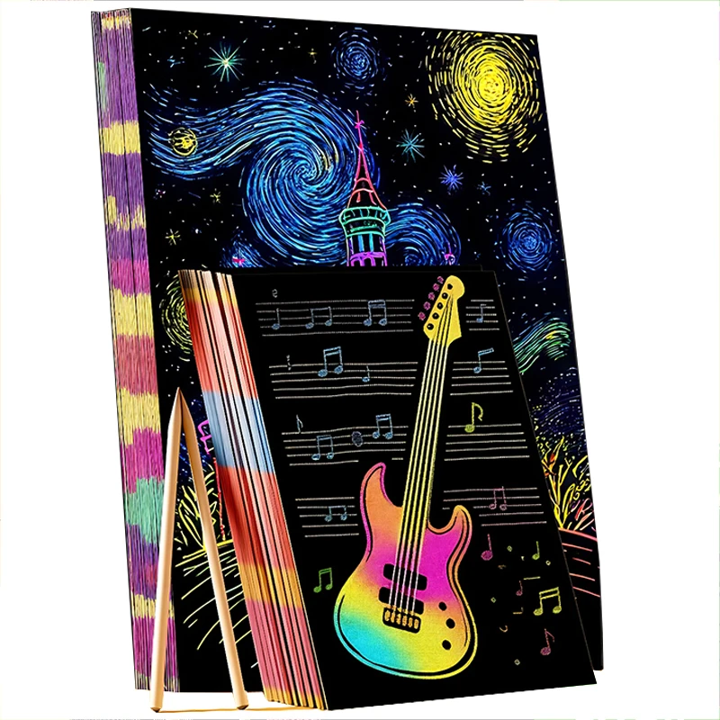 10/20PCS 16K/32K Scratch Paper Rainbow Colorful Multi-function Scratch Painting DIY Scratch-off Paper for Art Classroom TMZ
10/20PCS 16K/32K Scratch Paper Rainbow Colorful Multi-function Scratch Painting DIY Scratch-off Paper for Art Classroom TMZ