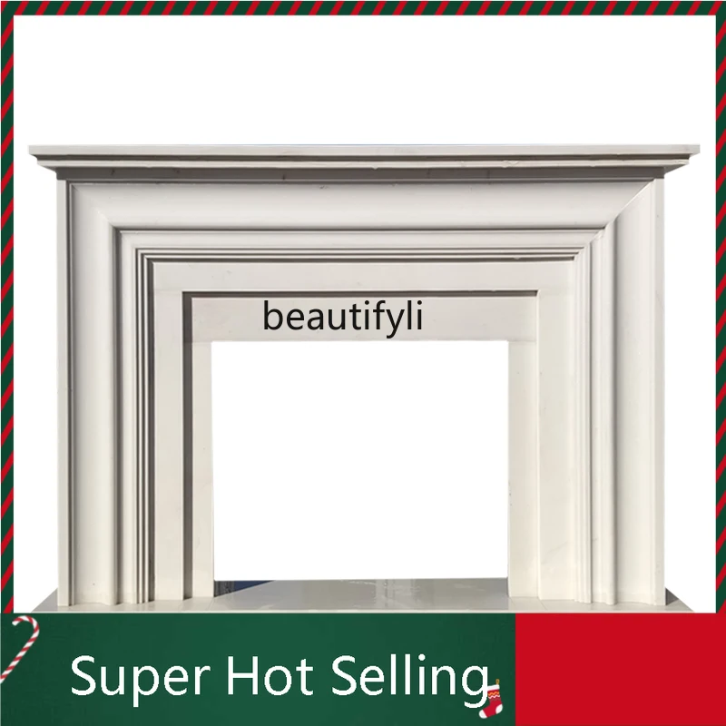 D071 French Simplicity Modern Light Luxury American Style Marble Fireplace Curio Cabinet
D071 French Simplicity Modern Light Luxury American Style Marble Fireplace Curio Cabinet