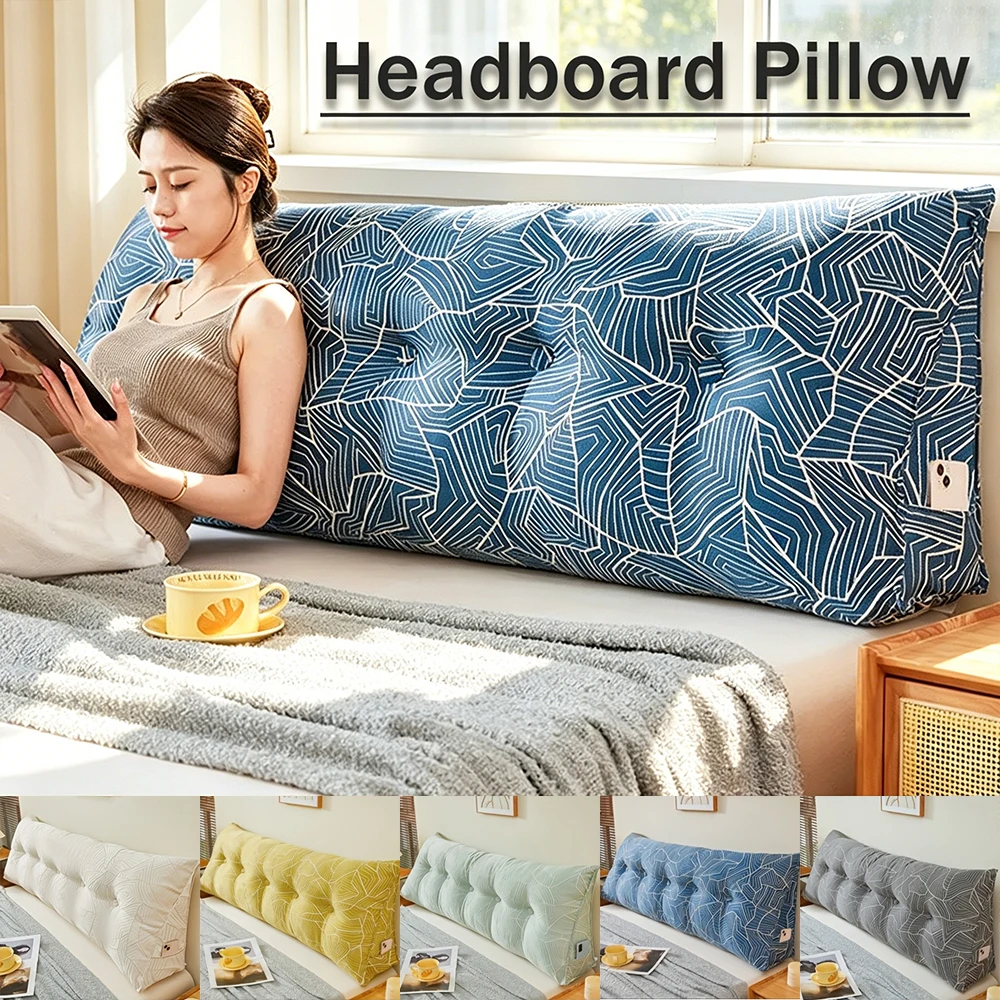 1PC Triangular Headrest Bed Cotton and Linen Anti-collision Soft-padded Large Backrest Lumbar Support Pillow Detachable Washable
1PC Triangular Headrest Bed Cotton and Linen Anti-collision Soft-padded Large Backrest Lumbar Support Pillow Detachable Washable