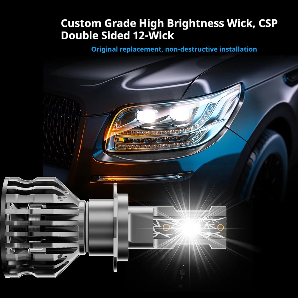 YHKOMS H4 H7 LED 20000LM CSP Автомобильная фара H1 H8 H9 H11 Светодиодная лампа H3 9005 9006 880 881 5202 9004 9007 H13 Автоматическое противотуманное освещение 12 В
YHKOMS H4 H7 LED 20000LM CSP Автомобильная фара H1 H8 H9 H11 Светодиодная лампа H3 9005 9006 880 881 5202 9004 9007 H13 Автоматическое противотуманное освещение 12 В