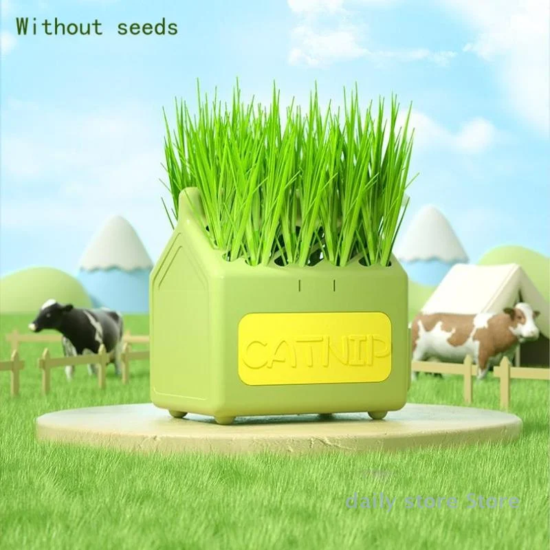 Milk Carton Shape Cat Grass Planter Tray Grass Sprouting Trays Removable Cat Grass Growing Pot Indoor Hydroponic Box Supplies
Milk Carton Shape Cat Grass Planter Tray Grass Sprouting Trays Removable Cat Grass Growing Pot Indoor Hydroponic Box Supplies