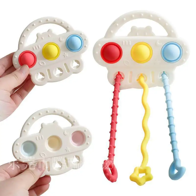 Toddler Silicone Pull String Toy Colorful Sensory Exploration Game to Improve Finger Flexibility and Motor Skills
Toddler Silicone Pull String Toy Colorful Sensory Exploration Game to Improve Finger Flexibility and Motor Skills