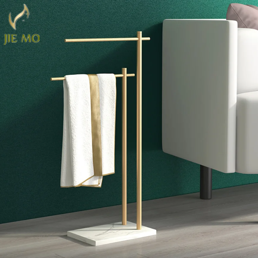 Black and white marble towel rack floor towel hanging bar bath towel storage rack drying rack
Black and white marble towel rack floor towel hanging bar bath towel storage rack drying rack