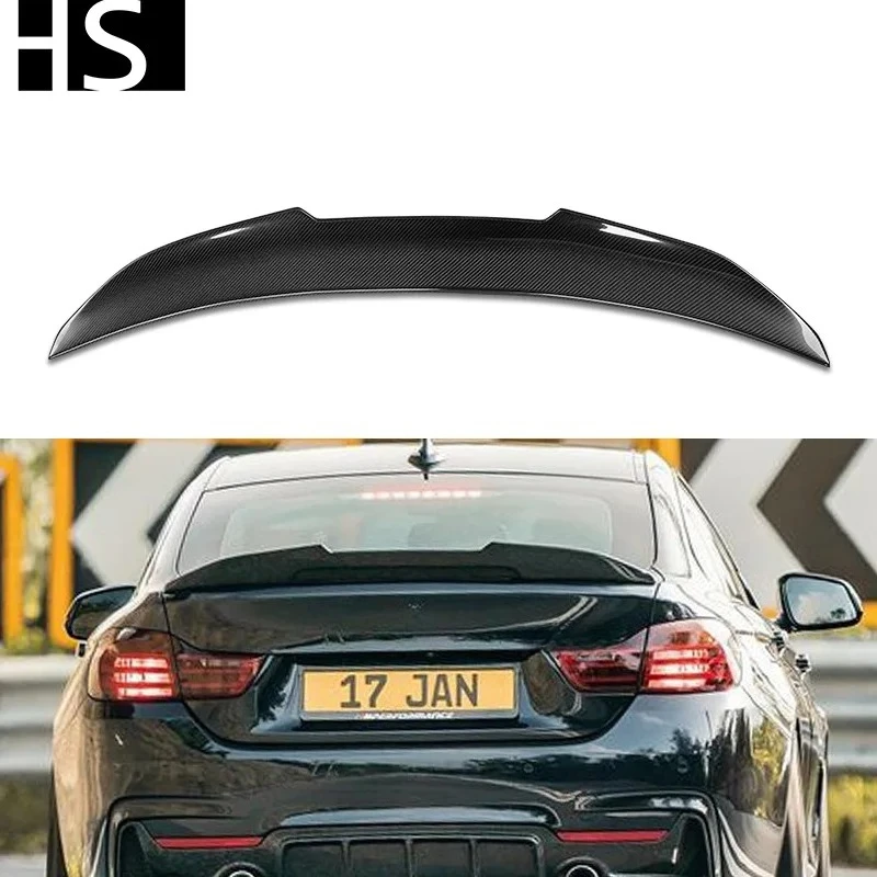Suitable for 14-20 BMW 4 Series F36 four-door, modified PSM carbon fiber rear spoiler
Suitable for 14-20 BMW 4 Series F36 four-door, modified PSM carbon fiber rear spoiler