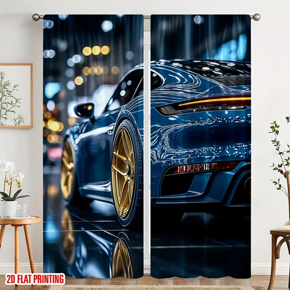 2PC Classic Blue Racing Car Print Machine Washable Polyester Curtains for Spring Decor Holiday Party Indoor Home Decoration
2PC Classic Blue Racing Car Print Machine Washable Polyester Curtains for Spring Decor Holiday Party Indoor Home Decoration
