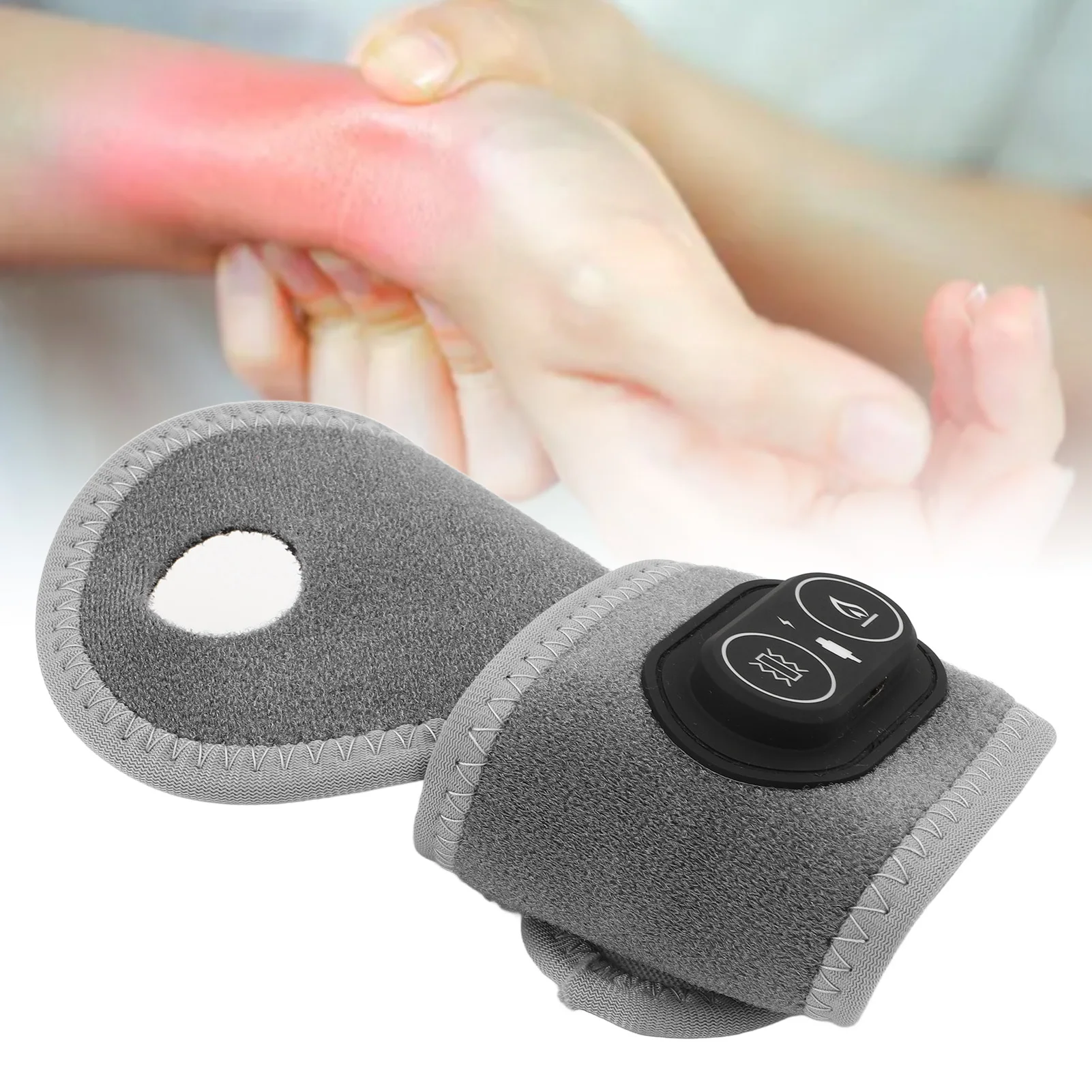 Heated Wrist Brace 3 Heating Temp 3 Massage Mode Hand Heating Pad Reduce Soreness Promote Circulation for Arthritis Relief
Heated Wrist Brace 3 Heating Temp 3 Massage Mode Hand Heating Pad Reduce Soreness Promote Circulation for Arthritis Relief