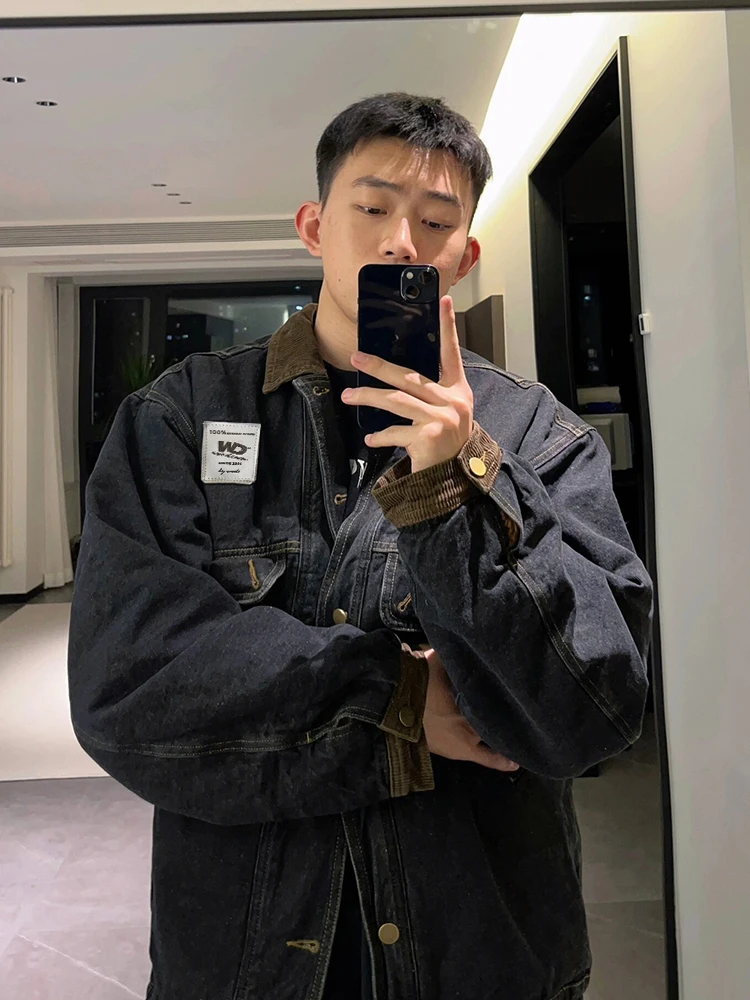 Мужская вельветовая джинсовая куртка премиум-класса в американском стиле, свободного кроя, повседневная, весенне-осенняя, молодежная, модная, ветрозащитная, на молнии
Мужская вельветовая джинсовая куртка премиум-класса в американском стиле, свободного кроя, повседневная, весенне-осенняя, молодежная, модная, ветрозащитная, на молнии