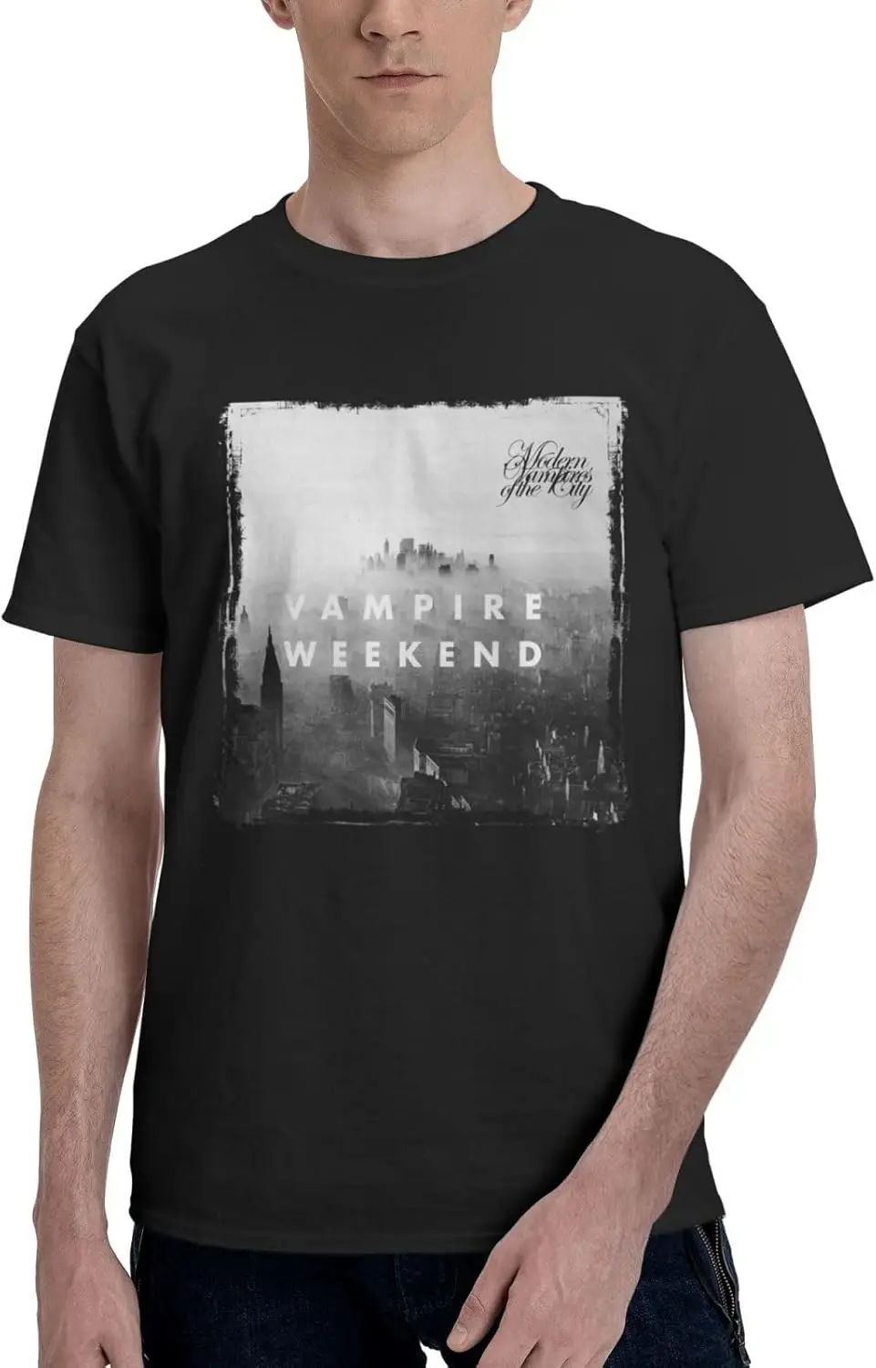 Vampire Rock Weekend Band T Shirt Men's Classic Cotton Tee Fashion Crew Neck Short Sleeve Top Black
Vampire Rock Weekend Band T Shirt Men's Classic Cotton Tee Fashion Crew Neck Short Sleeve Top Black