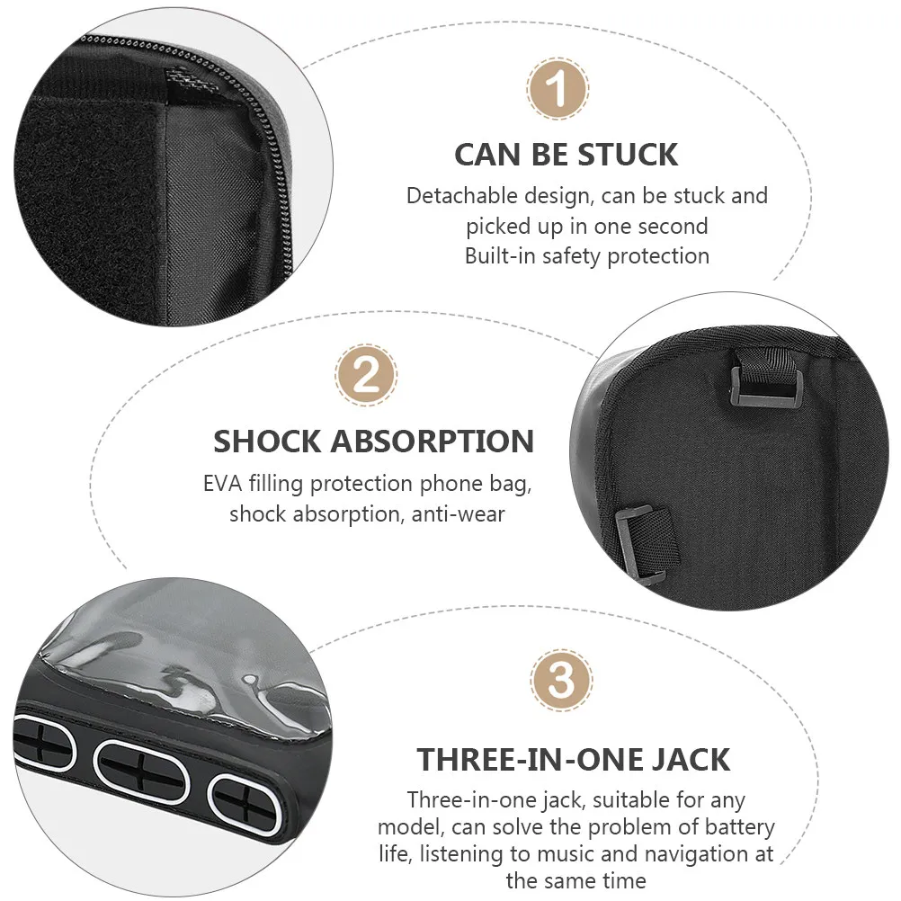 Bike Phone Front Frame Bag Detachable Eva Protection Anti-Wear Zipper Cycling Mobile Bag Touchscreen Holder Stable Tube Mount
Bike Phone Front Frame Bag Detachable Eva Protection Anti-Wear Zipper Cycling Mobile Bag Touchscreen Holder Stable Tube Mount