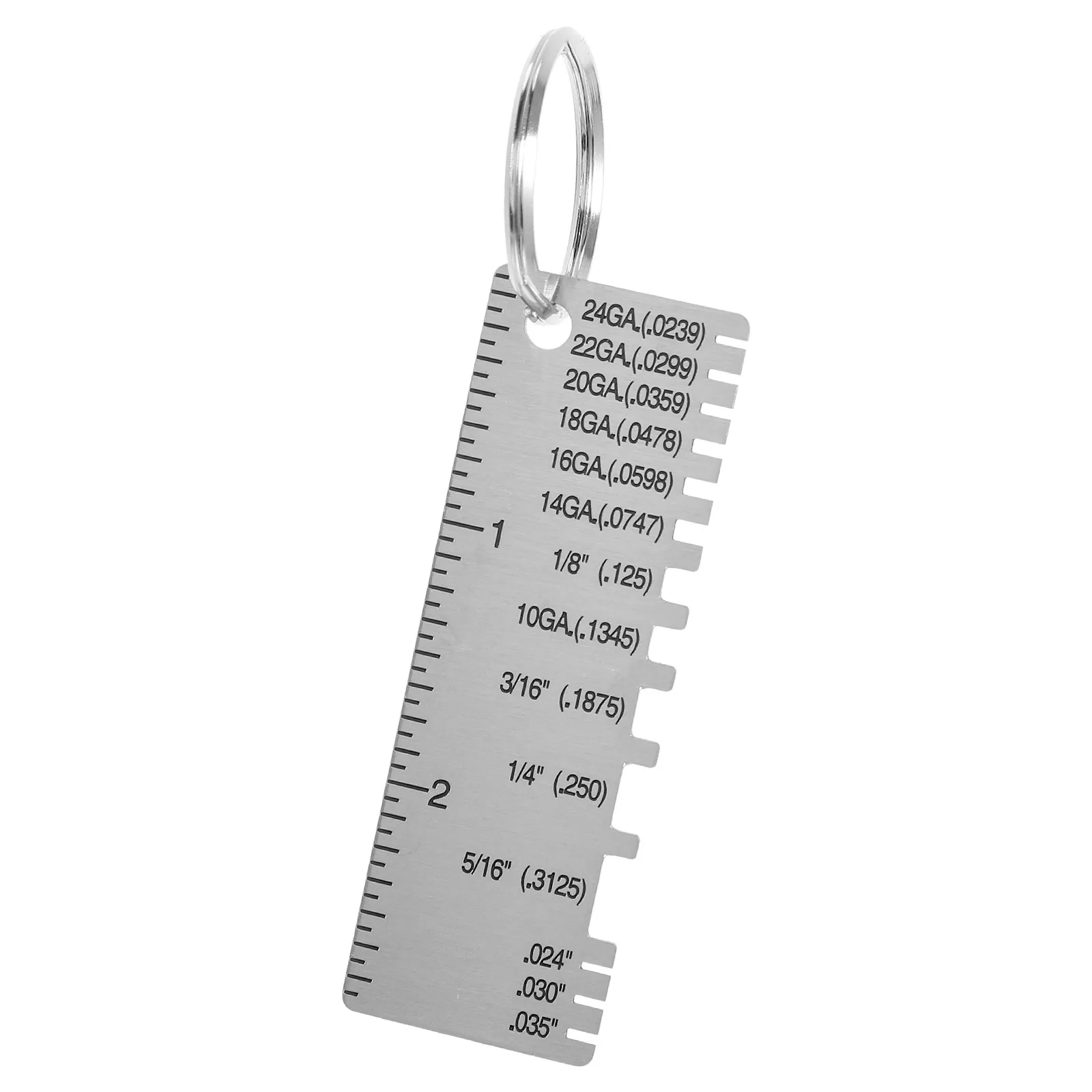 Weld Inspection Ruler Metal Thickness Gauge Wire Measuring Tool Stainless Steel Sheet Tool Precision Measurement Professional
Weld Inspection Ruler Metal Thickness Gauge Wire Measuring Tool Stainless Steel Sheet Tool Precision Measurement Professional