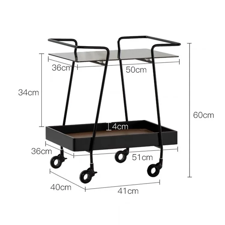 Dining car removable household living room creative side few kitchen storage storage rack trolley
Dining car removable household living room creative side few kitchen storage storage rack trolley