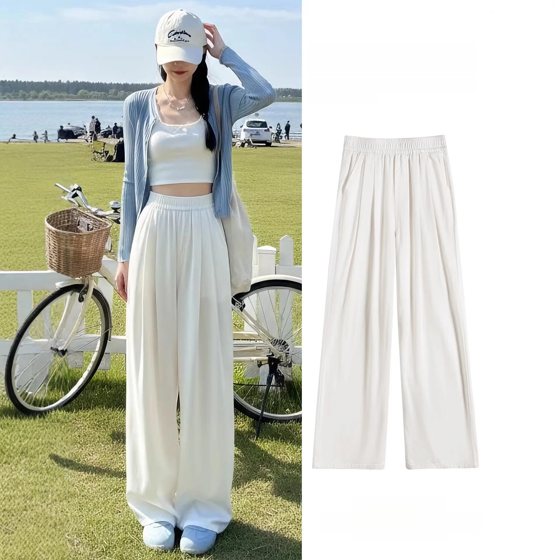 Loose Straight Leg Jeans Women's Spring Summer New Style Casual plus Size Slimming Wide Leg Long Pants
Loose Straight Leg Jeans Women's Spring Summer New Style Casual plus Size Slimming Wide Leg Long Pants
