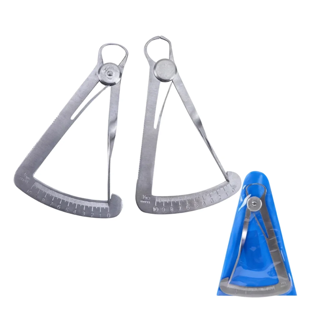 1pcDental Metal & Wax Measuring Caliper Stainless Steel Autoclavable Ruler Dentistry Gauge Professional Measurement Instrument
1pcDental Metal & Wax Measuring Caliper Stainless Steel Autoclavable Ruler Dentistry Gauge Professional Measurement Instrument