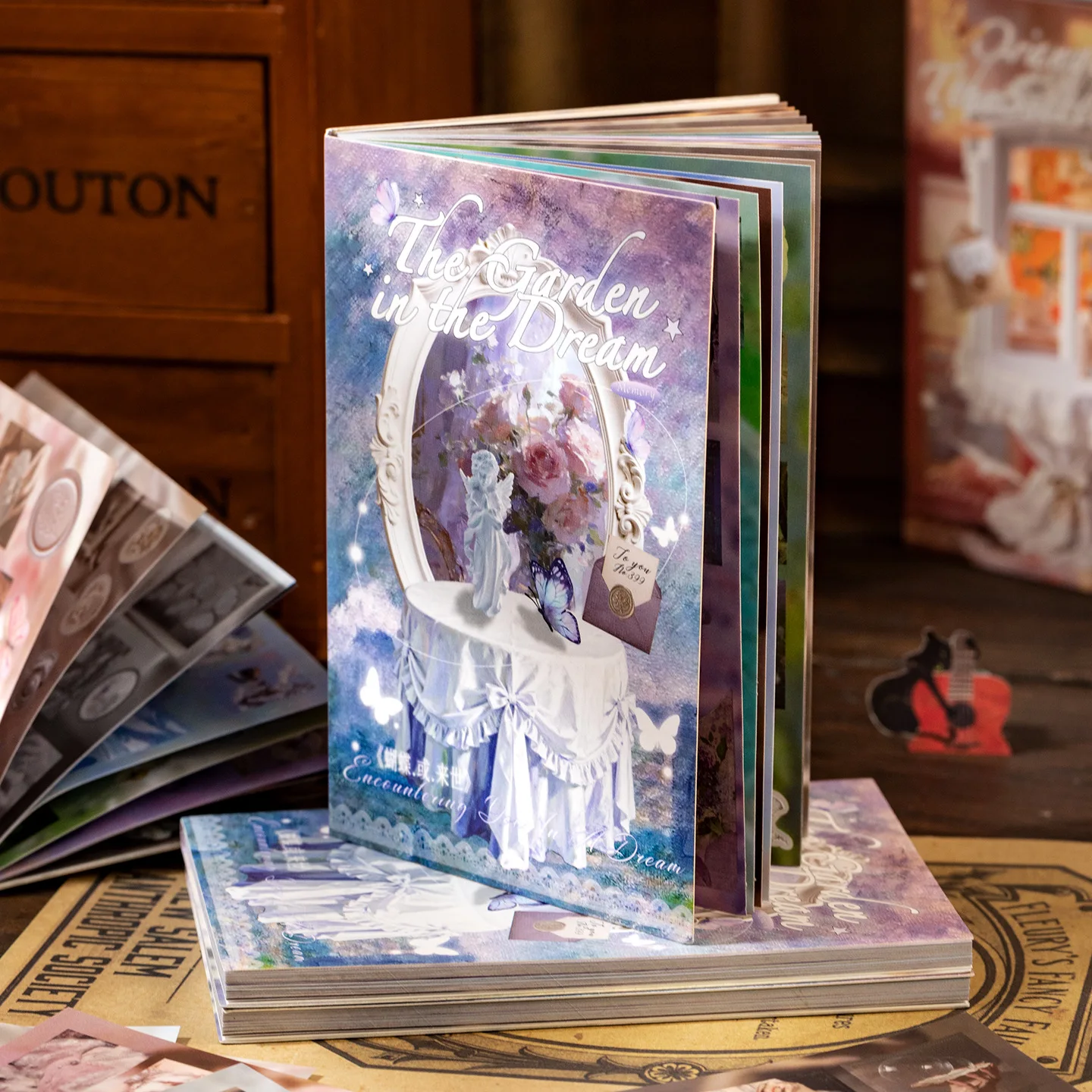 Retro Dream Garden Booklet Material Sticker Book Beautiful Ins Style Collage Background Paper Artistic Booklet Base Decoration M
Retro Dream Garden Booklet Material Sticker Book Beautiful Ins Style Collage Background Paper Artistic Booklet Base Decoration M
