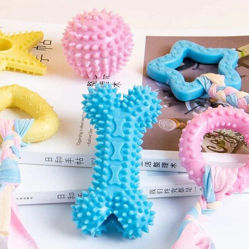 6pcs Pet Dog Chew Toys Rubber Bone Toy Aggressive Chewers Dog Toothbrush Doggy Puppy Dental Care For Dog Pet Accessories
6pcs Pet Dog Chew Toys Rubber Bone Toy Aggressive Chewers Dog Toothbrush Doggy Puppy Dental Care For Dog Pet Accessories