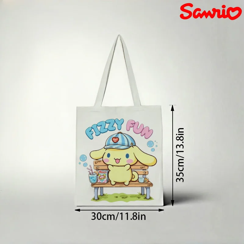 1pc Lovely Minimalist Yellow Cinnamoroll with Fizzy Drinks & "FIZZY FUN" Lettering Casual Canvas Tote Bag
1pc Lovely Minimalist Yellow Cinnamoroll with Fizzy Drinks & "FIZZY FUN" Lettering Casual Canvas Tote Bag
