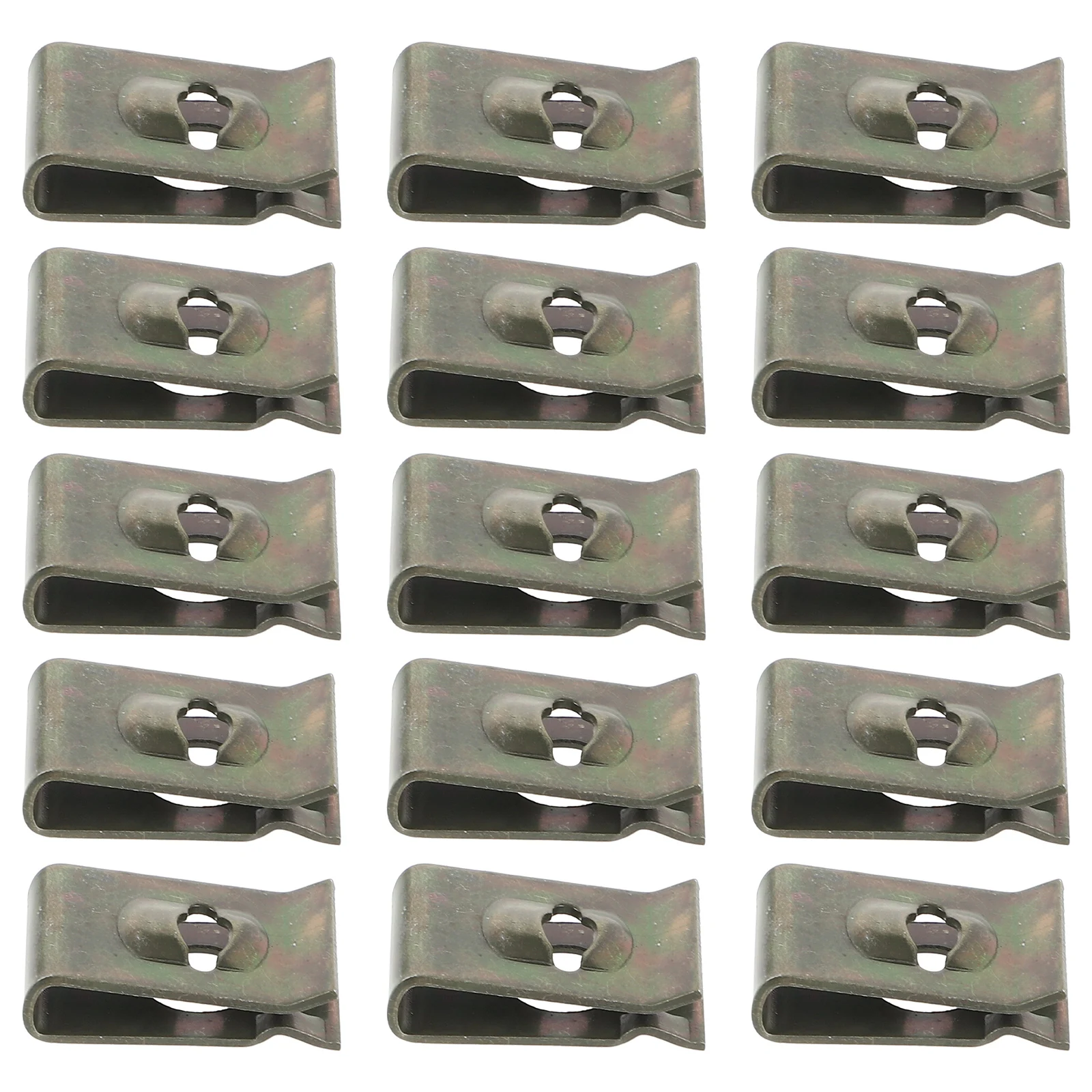 100pcs Car Screw Base Metal U Clips for Quick Installation Bumper Fastener Kit Mudguard Securing Auto Parts Versatile
100pcs Car Screw Base Metal U Clips for Quick Installation Bumper Fastener Kit Mudguard Securing Auto Parts Versatile