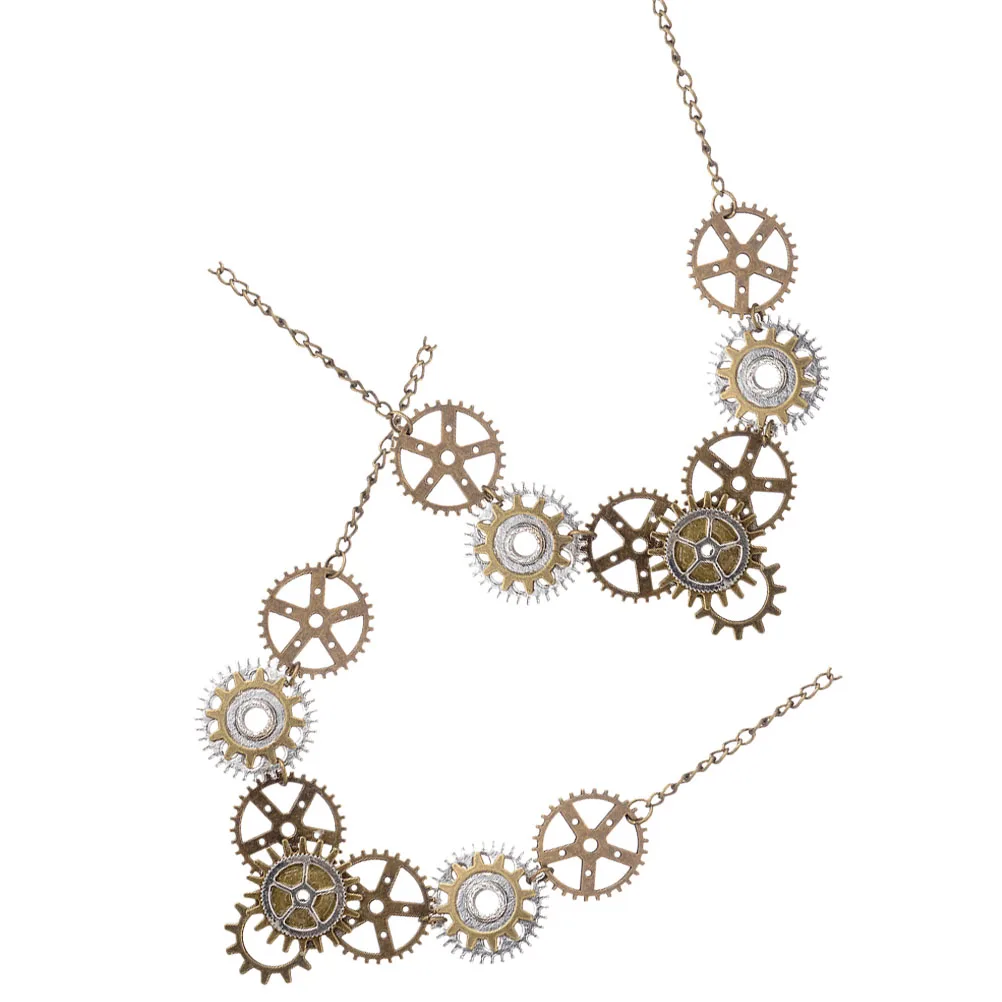 2pcs Pendant Necklace Zinc Alloy Goth Punk Adjustable Chain Vintage Women Jewelry Costumes Long Trendy Accessories
2pcs Pendant Necklace Zinc Alloy Goth Punk Adjustable Chain Vintage Women Jewelry Costumes Long Trendy Accessories