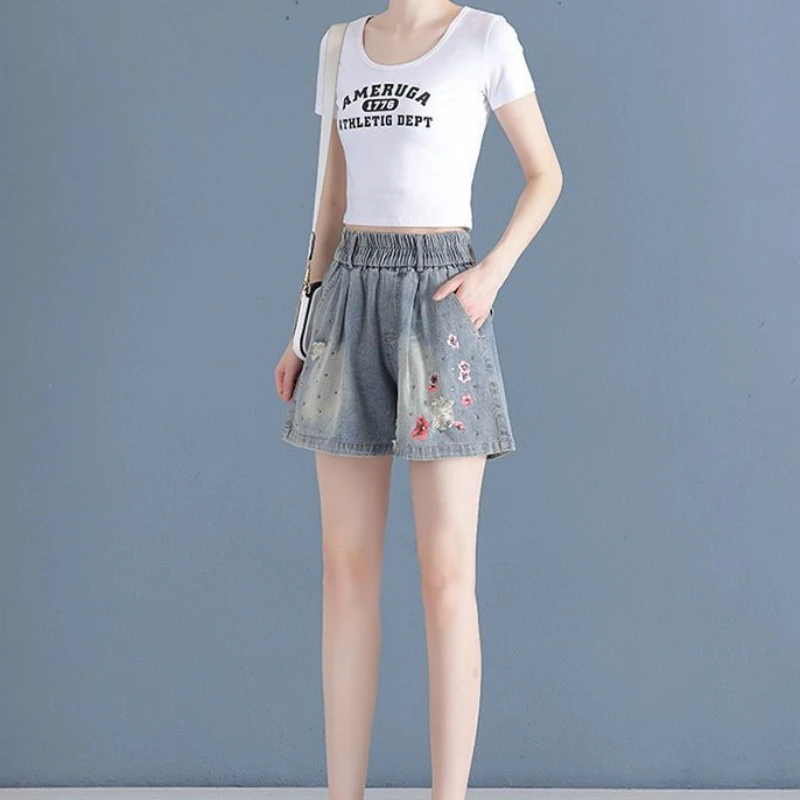 Baggy Denim Shorts for Women Loose With Waist Pocket Short Jean Pants Woman Wide Outfits XL Korean Style Classic Wholesale Hot
Baggy Denim Shorts for Women Loose With Waist Pocket Short Jean Pants Woman Wide Outfits XL Korean Style Classic Wholesale Hot