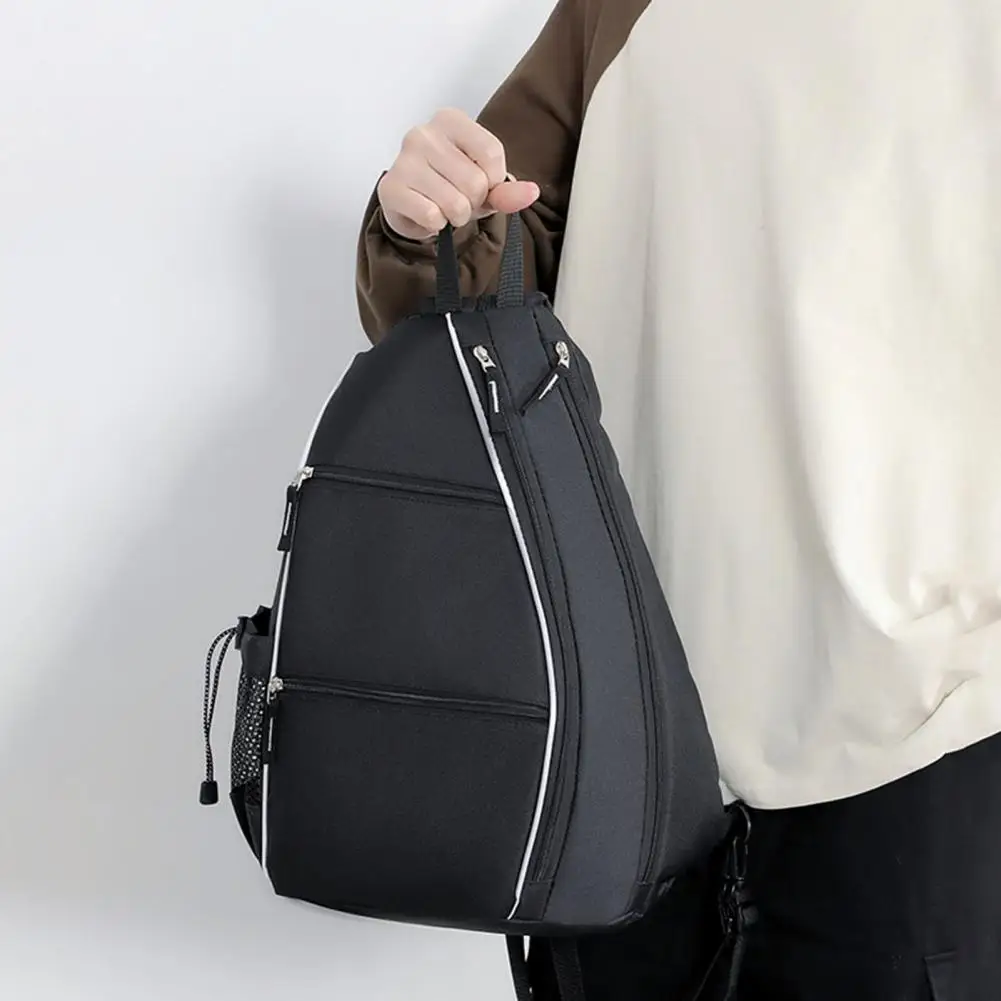 Racket Backpack, Adjustable Sling Bag, Sports Bag With Holder For Carrying Pickleball Tennis Or Badminton Gear Comfortably
Racket Backpack, Adjustable Sling Bag, Sports Bag With Holder For Carrying Pickleball Tennis Or Badminton Gear Comfortably