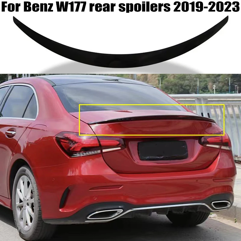For Mercedes Benz A-Class W177 A180 A200 A220 2019 2020 2021 2022 2023 ABS Plastic Rear trunk cover spoiler wing Airfoil
For Mercedes Benz A-Class W177 A180 A200 A220 2019 2020 2021 2022 2023 ABS Plastic Rear trunk cover spoiler wing Airfoil