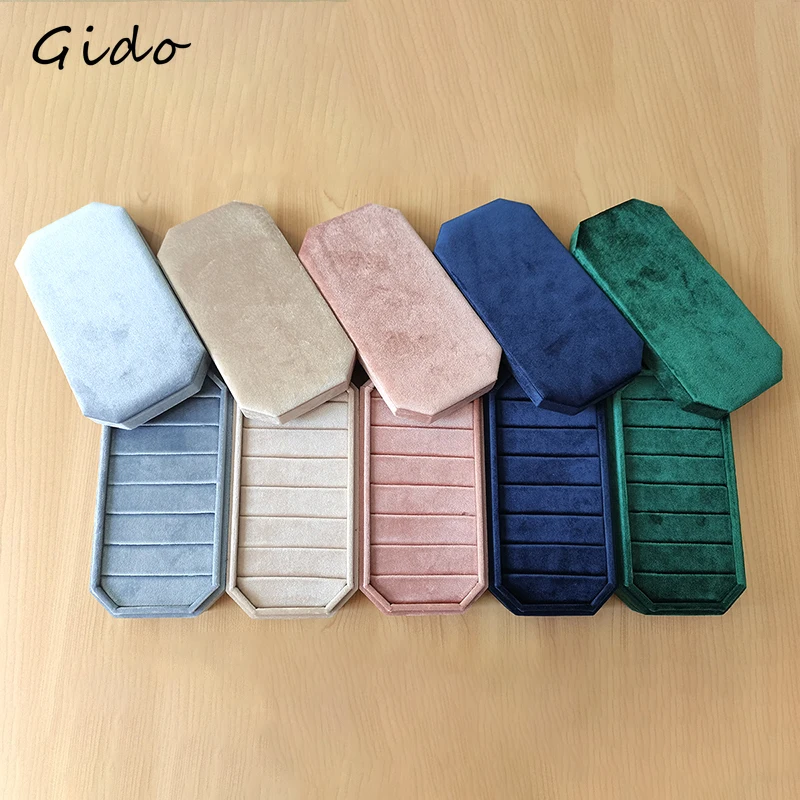 Velvet Ring Box for Display Multi-Slot Ring Holder Organizer Elegant Jewelry Storage Case for Shop Opening Gifts for Her
Velvet Ring Box for Display Multi-Slot Ring Holder Organizer Elegant Jewelry Storage Case for Shop Opening Gifts for Her