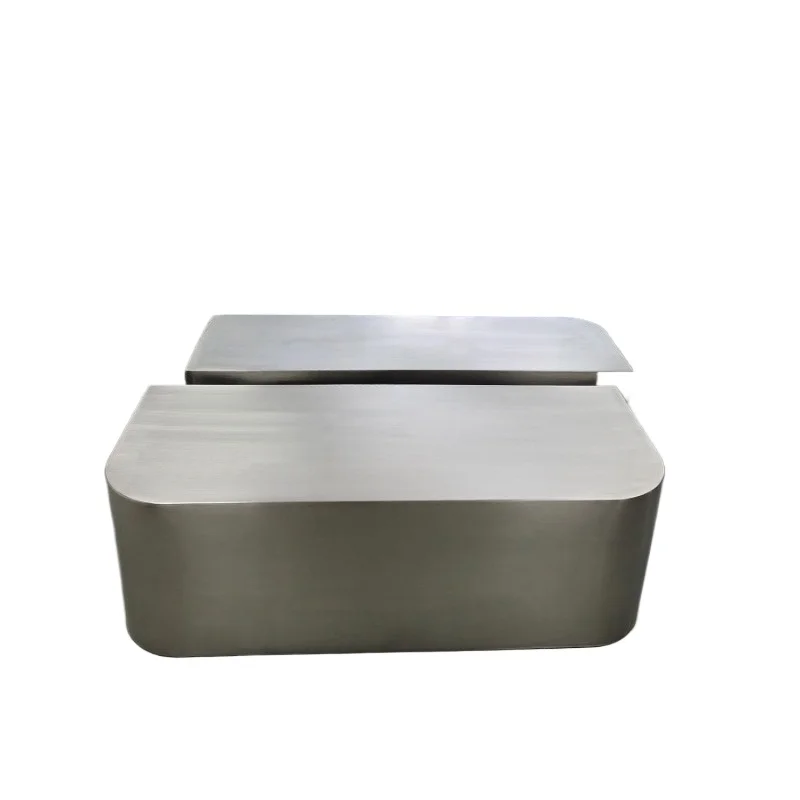 Nordic minimalist rectangular stainless steel coffee table villa hotel model room large flat floor creative light luxury
Nordic minimalist rectangular stainless steel coffee table villa hotel model room large flat floor creative light luxury