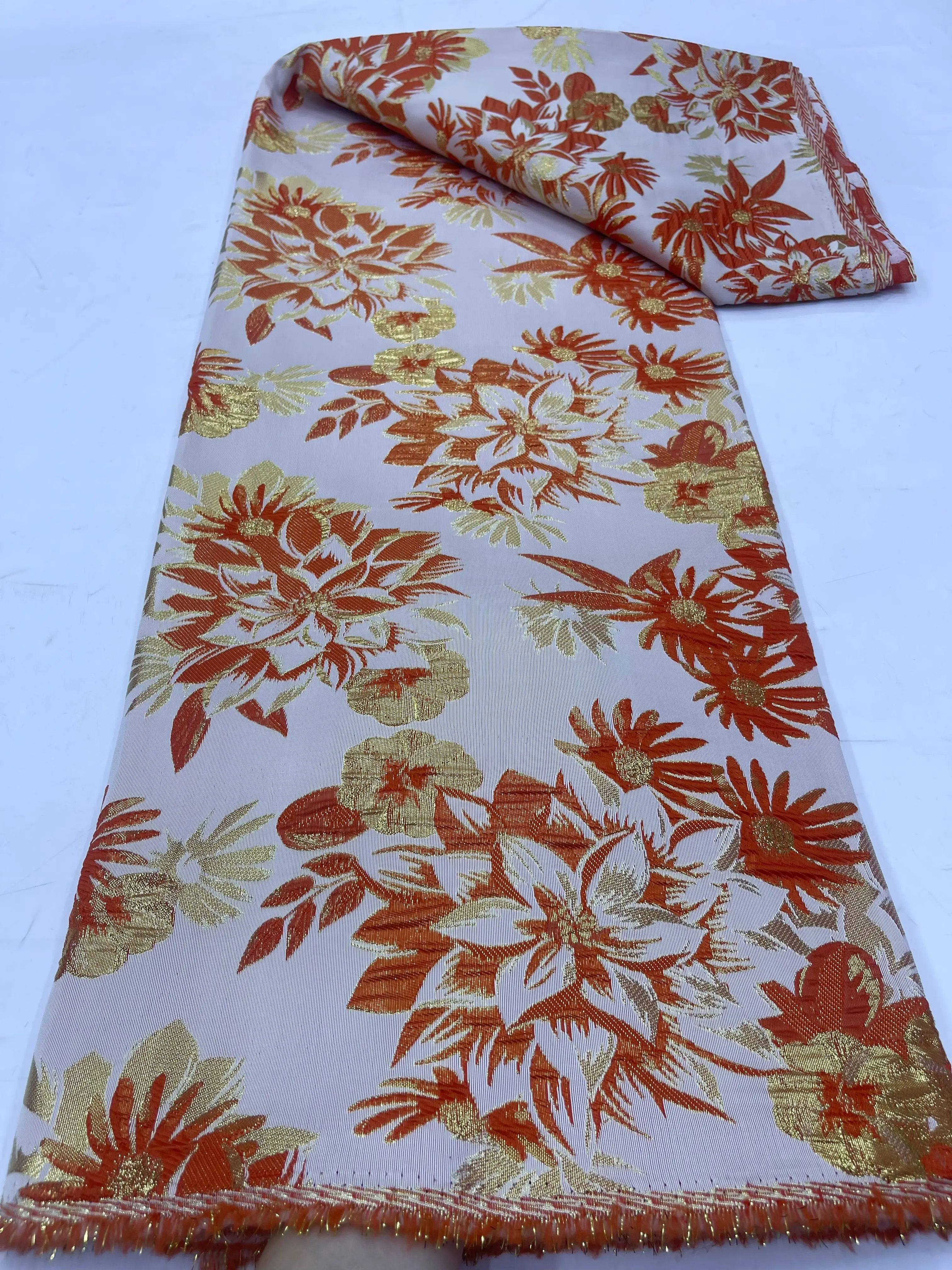 Latest African Brocade Lace Fabric for Wedding Dress 2024 High Quality Nigeria French Jacquard Lace Fabric JY
Latest African Brocade Lace Fabric for Wedding Dress 2024 High Quality Nigeria French Jacquard Lace Fabric JY
