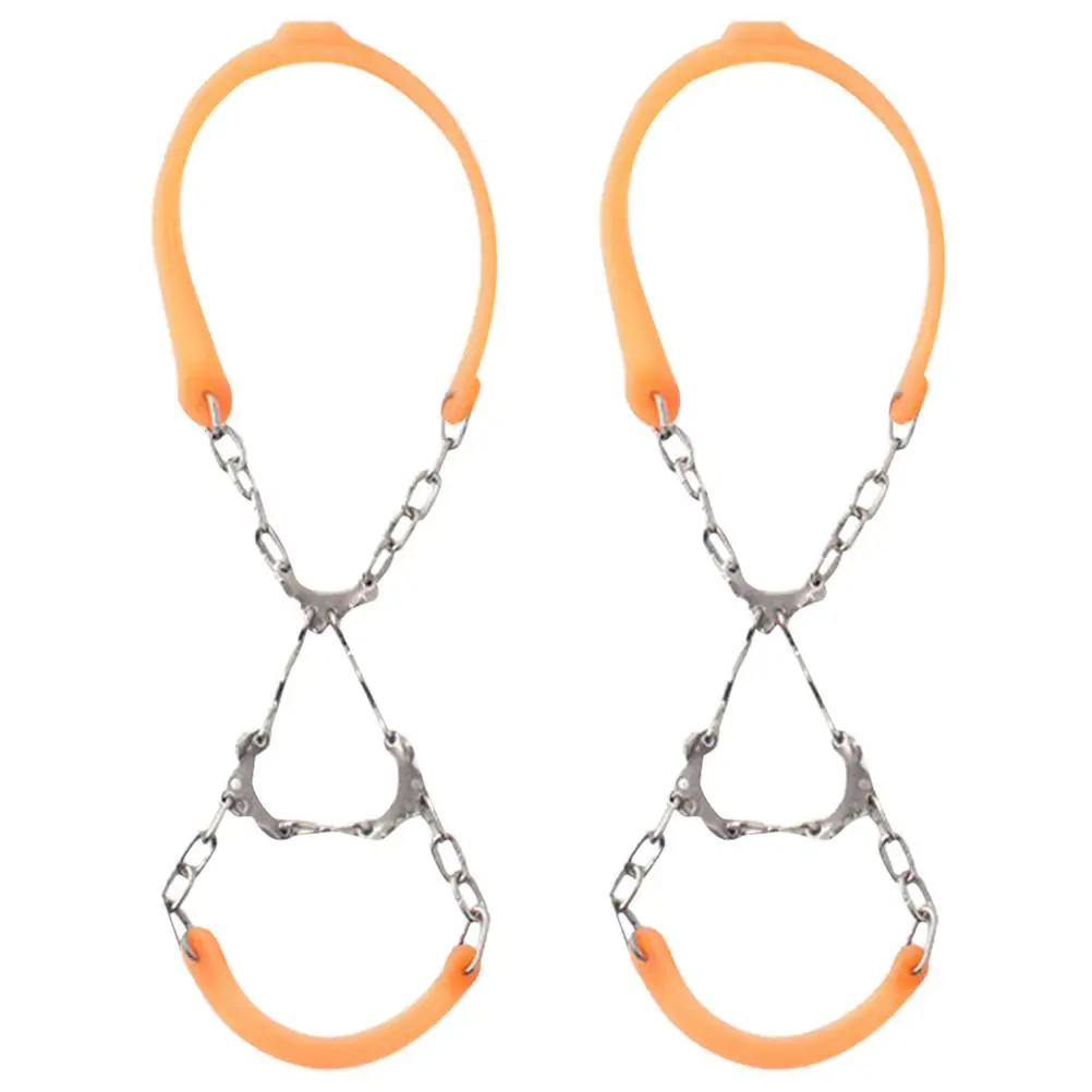 2 Pcs Crampons Ice Cleats High Tensile Silicone Metal Boot Chains for Shoes Snow Grips Winter Spikes Hiking Accessories Slope
2 Pcs Crampons Ice Cleats High Tensile Silicone Metal Boot Chains for Shoes Snow Grips Winter Spikes Hiking Accessories Slope
