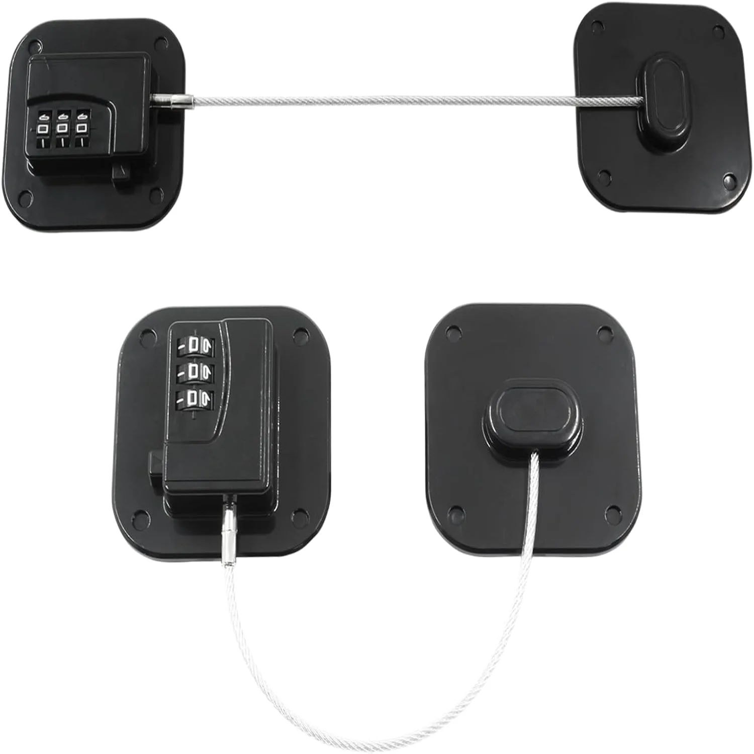 2PCS Refrigerator Lock Combination, Number Digital Refrigerator Lock, Adhesive Freezer Door Lock for Child Safety, Suitable for
2PCS Refrigerator Lock Combination, Number Digital Refrigerator Lock, Adhesive Freezer Door Lock for Child Safety, Suitable for