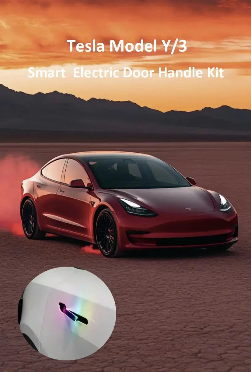 Smart Electric Door Handle Kit for Tesla Model 3/Y Auto Pop-Out Hidden Door Handle Retrofit Kit Flush-Tesla Exterior Accessories
Smart Electric Door Handle Kit for Tesla Model 3/Y Auto Pop-Out Hidden Door Handle Retrofit Kit Flush-Tesla Exterior Accessories
