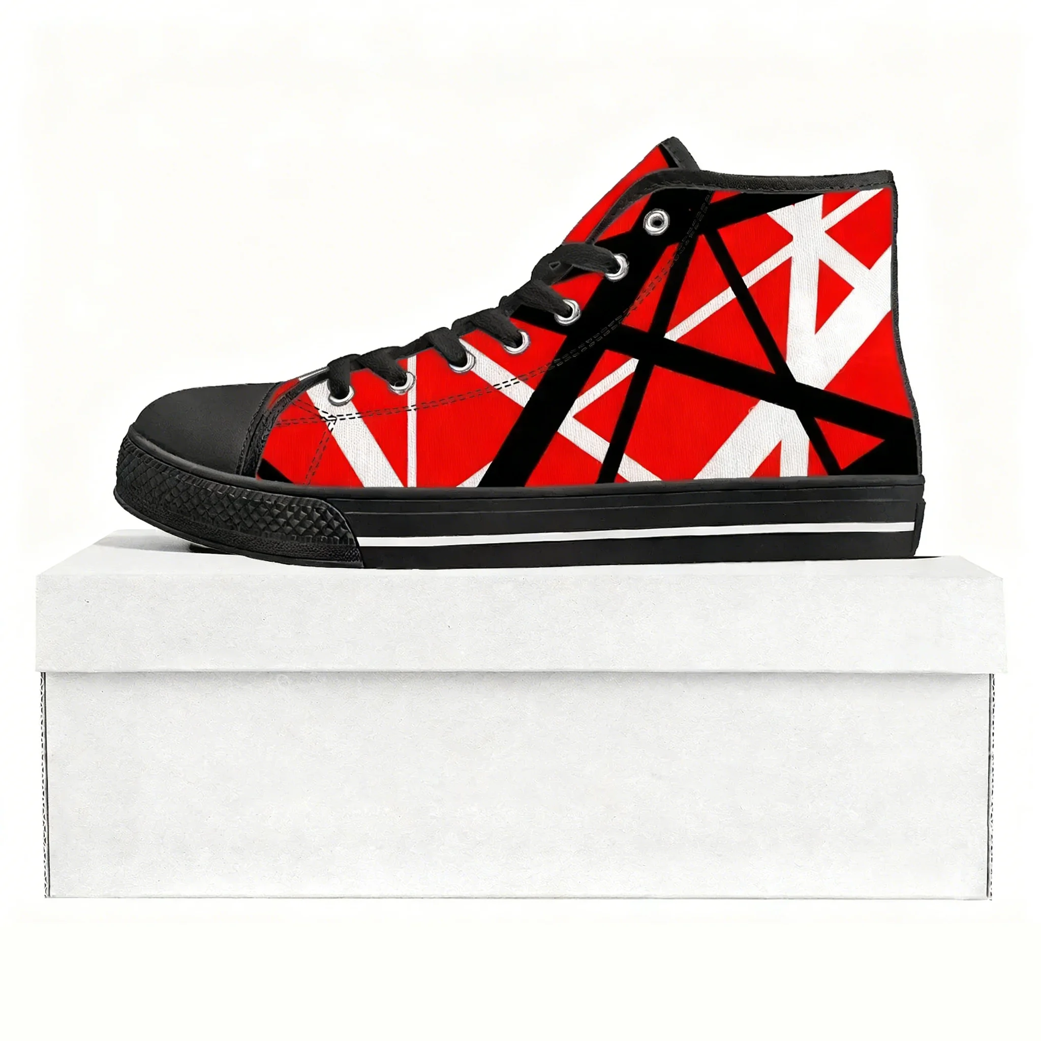 Van Halen 5150 Stripe Metal Rock Band High Top High Quality Sneakers Mens Womens Teenager Canvas Sneaker Couple Shoe Custom Shoe
Van Halen 5150 Stripe Metal Rock Band High Top High Quality Sneakers Mens Womens Teenager Canvas Sneaker Couple Shoe Custom Shoe