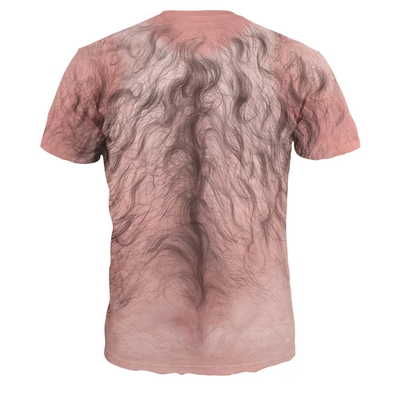Hip-Hop 3D Short-Sleeve T-Shirt (Unisex) — Funny Printed Chest Hair & Muscle Design, Crew Neck Pullover, Casual Hip-Hop Top
Hip-Hop 3D Short-Sleeve T-Shirt (Unisex) — Funny Printed Chest Hair & Muscle Design, Crew Neck Pullover, Casual Hip-Hop Top