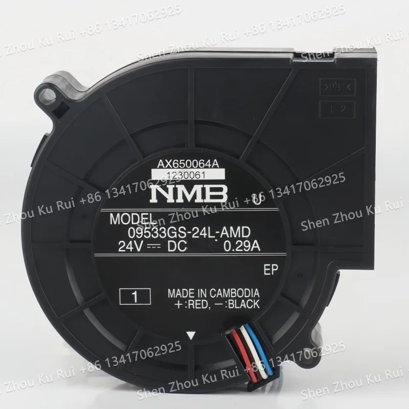 9.7CM NMB 5V 12V 48V DC 24V 0.29A AC EC 9733 high air volume 97X97X33MM copier blower turbine 4-wire 09533GS-24L-AMD cooling fan
9.7CM NMB 5V 12V 48V DC 24V 0.29A AC EC 9733 high air volume 97X97X33MM copier blower turbine 4-wire 09533GS-24L-AMD cooling fan