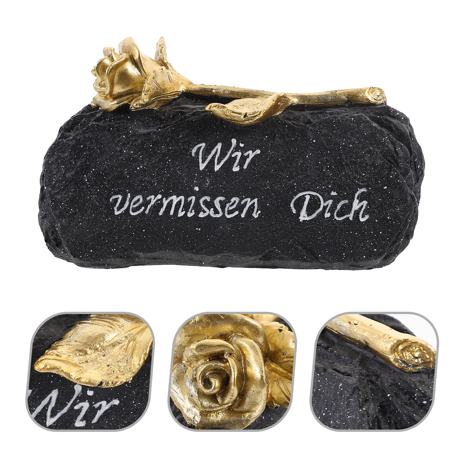 Memorial Tombstone Resin Craft Deceased Relatives Adornment Durable Waterproof Garden Graveyard Props Statue Sculpture
Memorial Tombstone Resin Craft Deceased Relatives Adornment Durable Waterproof Garden Graveyard Props Statue Sculpture