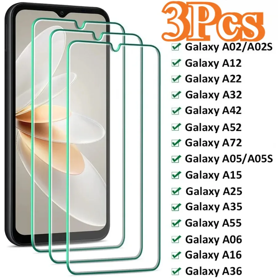 3PCS Tempered Glass for Samsung Galaxy A05 A15 A56 A55 A06S A16 A36 Screen Protector for Samsung A02s A12 A22 A32 A52s A72 Glass
3PCS Tempered Glass for Samsung Galaxy A05 A15 A56 A55 A06S A16 A36 Screen Protector for Samsung A02s A12 A22 A32 A52s A72 Glass