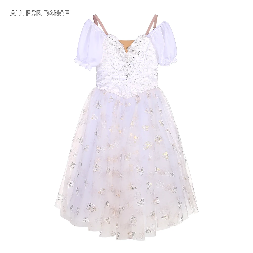 B23023 Classical White Customized Professional Ballet Dance Costume Adult Girls Short Sleeves Romantic Length Tutu Dress
B23023 Classical White Customized Professional Ballet Dance Costume Adult Girls Short Sleeves Romantic Length Tutu Dress