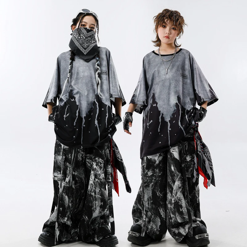 Jazz Dance Outfits Children's Catwalk Show Suit Boys Girls Streetwear Black Grey Hip Hop Modern Performance Costumes XH2613
Jazz Dance Outfits Children's Catwalk Show Suit Boys Girls Streetwear Black Grey Hip Hop Modern Performance Costumes XH2613