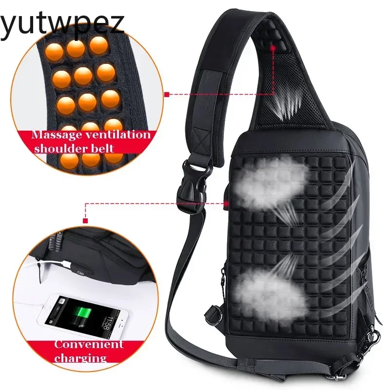 Crossbody Bag for USB Charging Men Shoulder Sports High-quality Messenger Male Waterproof Short Trip Chest Bag Pack Backpacks
Crossbody Bag for USB Charging Men Shoulder Sports High-quality Messenger Male Waterproof Short Trip Chest Bag Pack Backpacks
