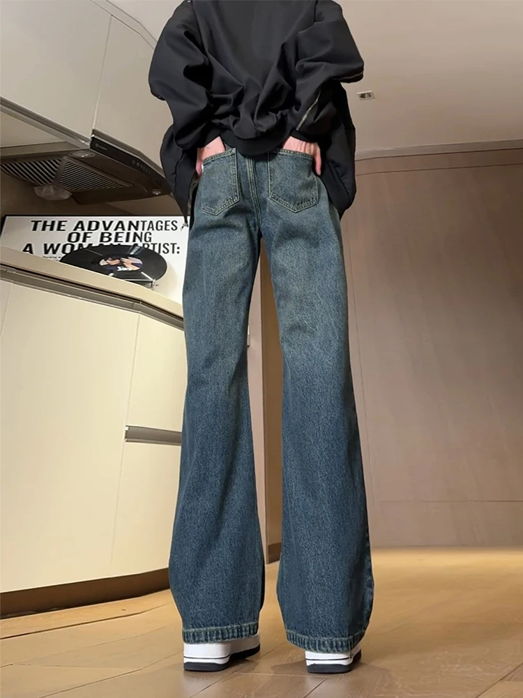 Extended Length Men's Denim Jeans Tall Size Straight Leg Bell Bottoms Retro American High Street Style Youth Fashion
Extended Length Men's Denim Jeans Tall Size Straight Leg Bell Bottoms Retro American High Street Style Youth Fashion